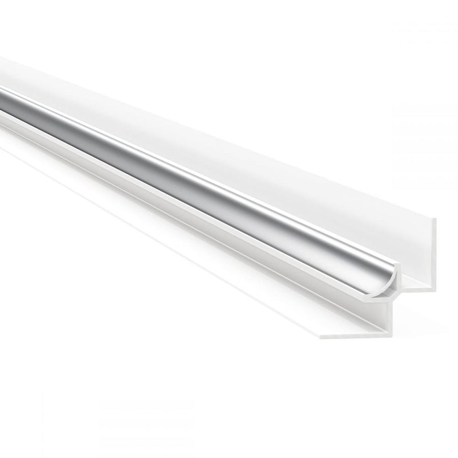 Binnenhoekprofiel Chroom 10mm