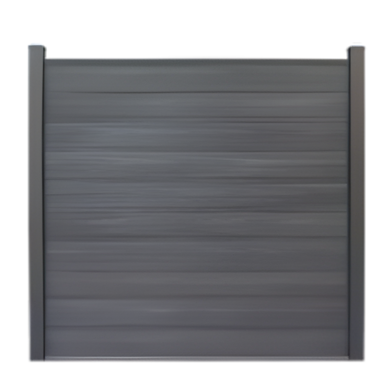 Composiet schutting zwart