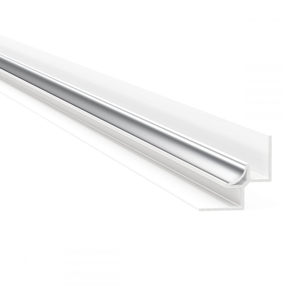 Binnenhoekprofiel Chroom 10mm