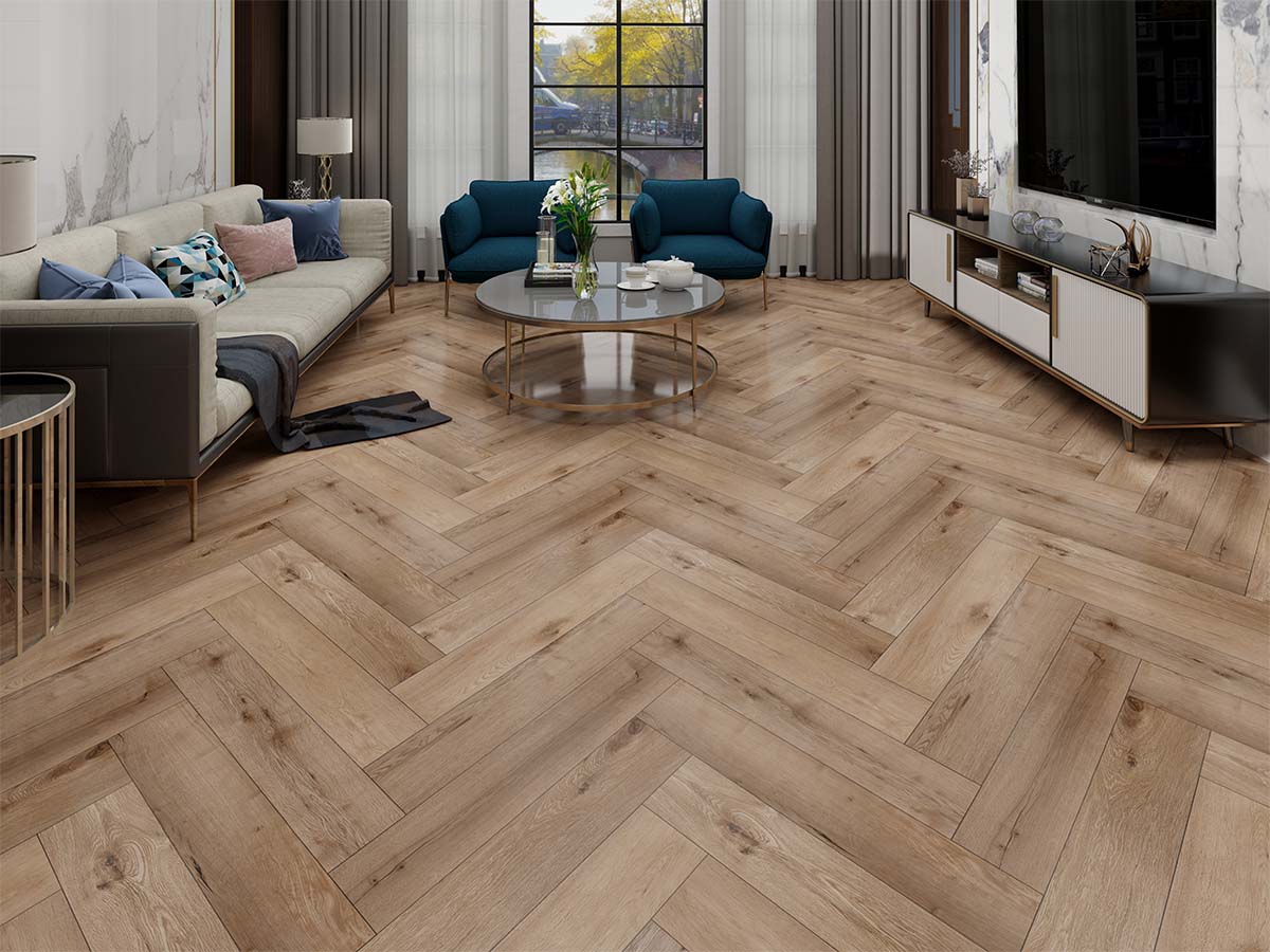 GR-504-HB / Melange Visgraat Click