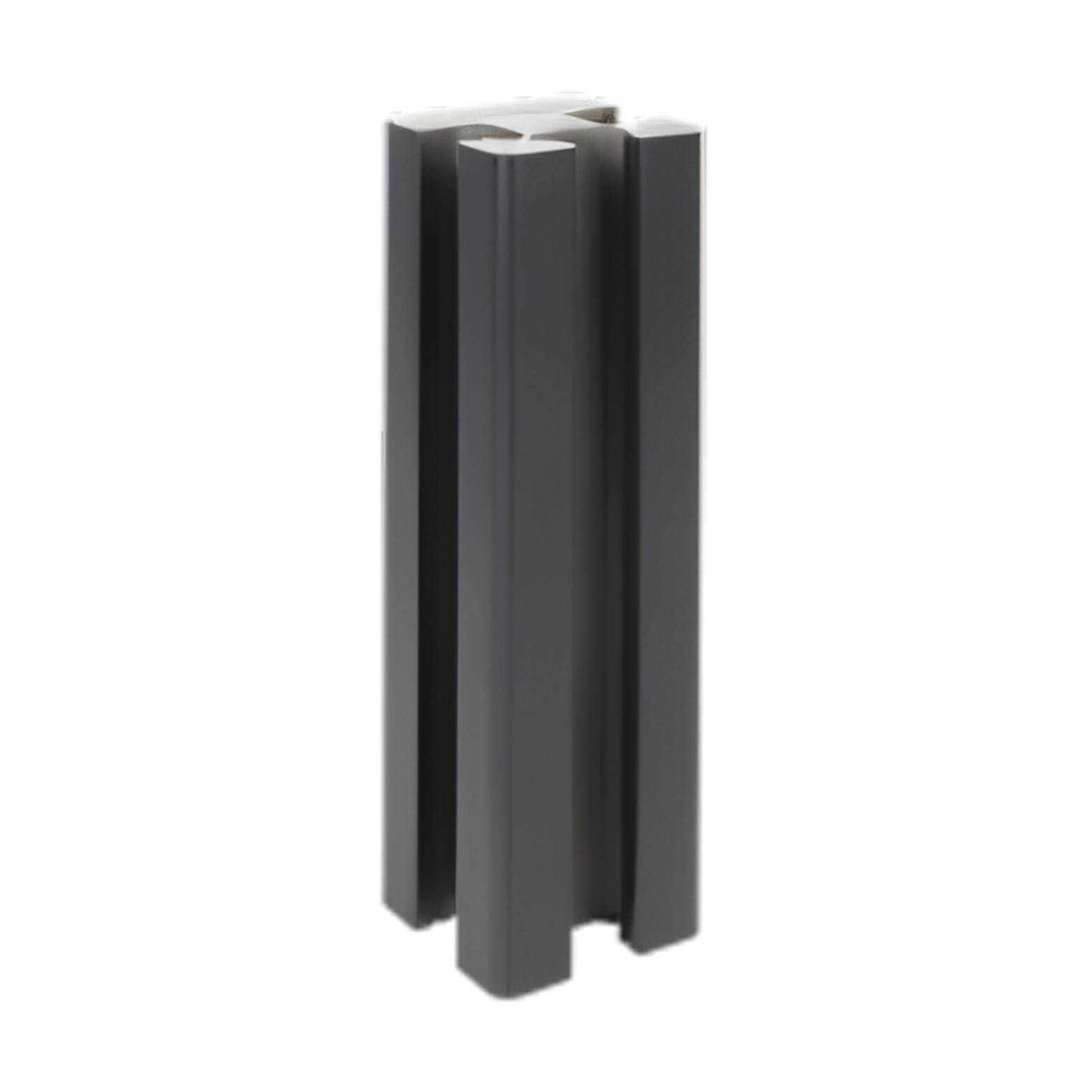 Aluminium composiet schutting paal compleet