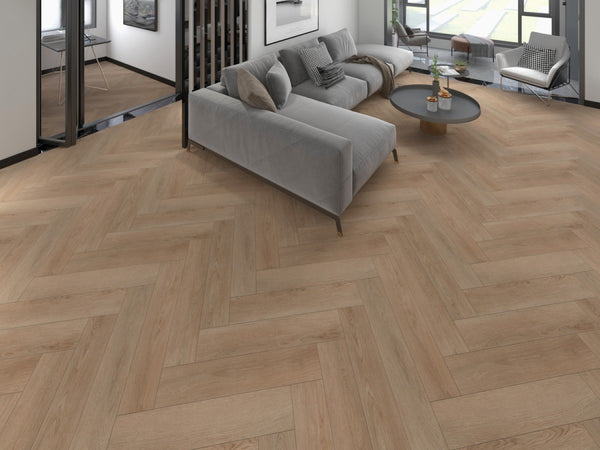 WD-201-HB Canyon Oak Visgraat Click
