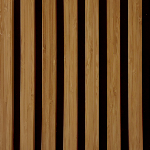 Bamboe 280cm x 60cm  Bruin eiken met zwart vilt