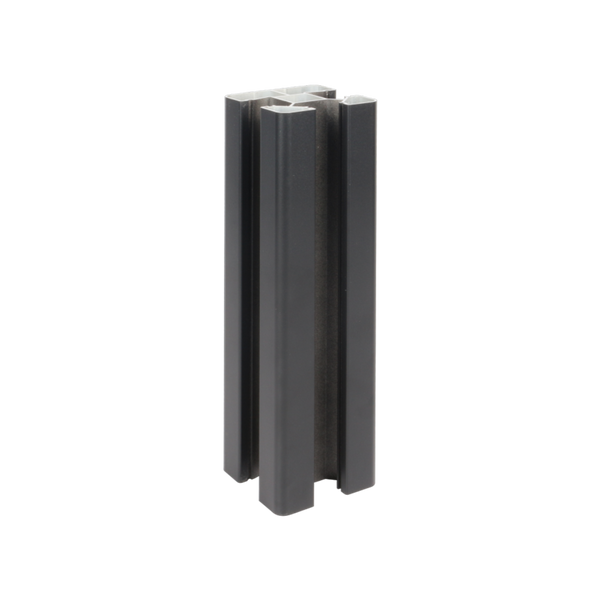 Aluminium composiet schutting paal compleet