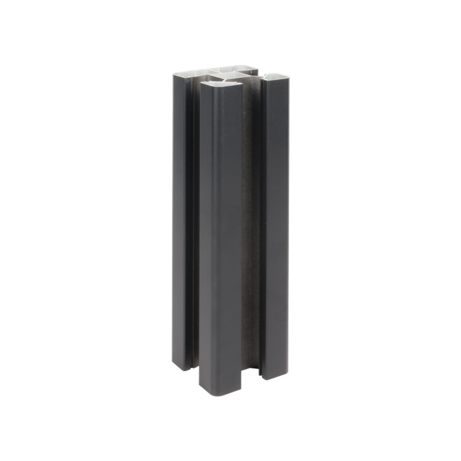 Aluminium composiet schutting paal compleet