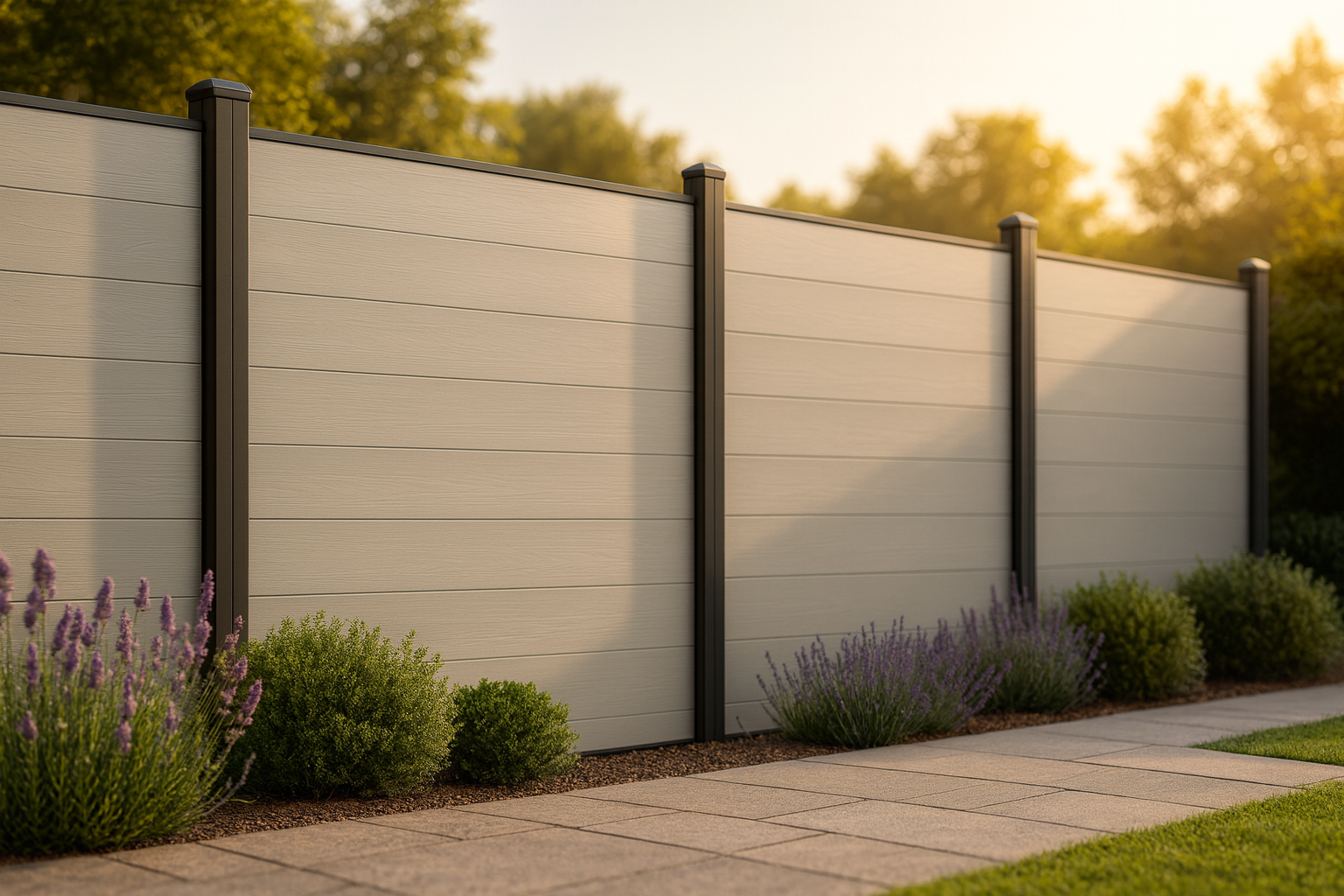 Composiet schutting Beige WPC COEX 179cm x 29cm x 2cm